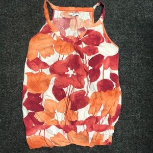 Watercolor Floral Tank-top